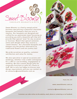 Diseño de Flyer por LoliJ para Sweet Bloomz | Diseño #3011360