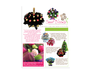Diseño de Flyer por Jo Hooper para Sweet Bloomz | Diseño #2994946