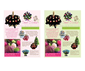 Flyer Design by Jo Hooper for Sweet Bloomz | Design: #2998689