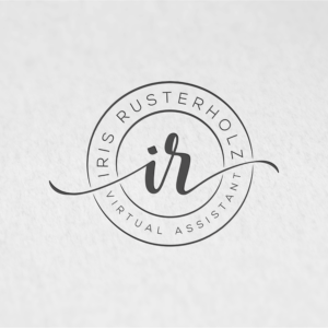 Iris Rusterholz - Virtual Assistant - and optionally my initials IR | Logo Design by sushsharma99