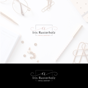 Iris Rusterholz - Virtual Assistant - and optionally my initials IR | Logo Design by Mrigank Patankar