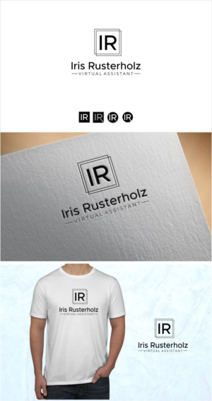 Iris Rusterholz - Virtual Assistant - and optionally my initials IR | Logo Design by Apple Dsigner