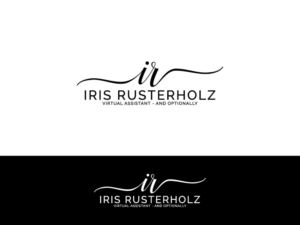 Iris Rusterholz - Virtual Assistant - and optionally my initials IR | Logo Design by Ochieng