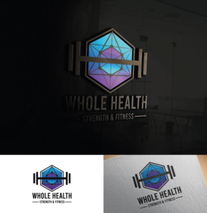 Logo Design by Anton for Whole Health;Strength & Fitness | Design #23410781