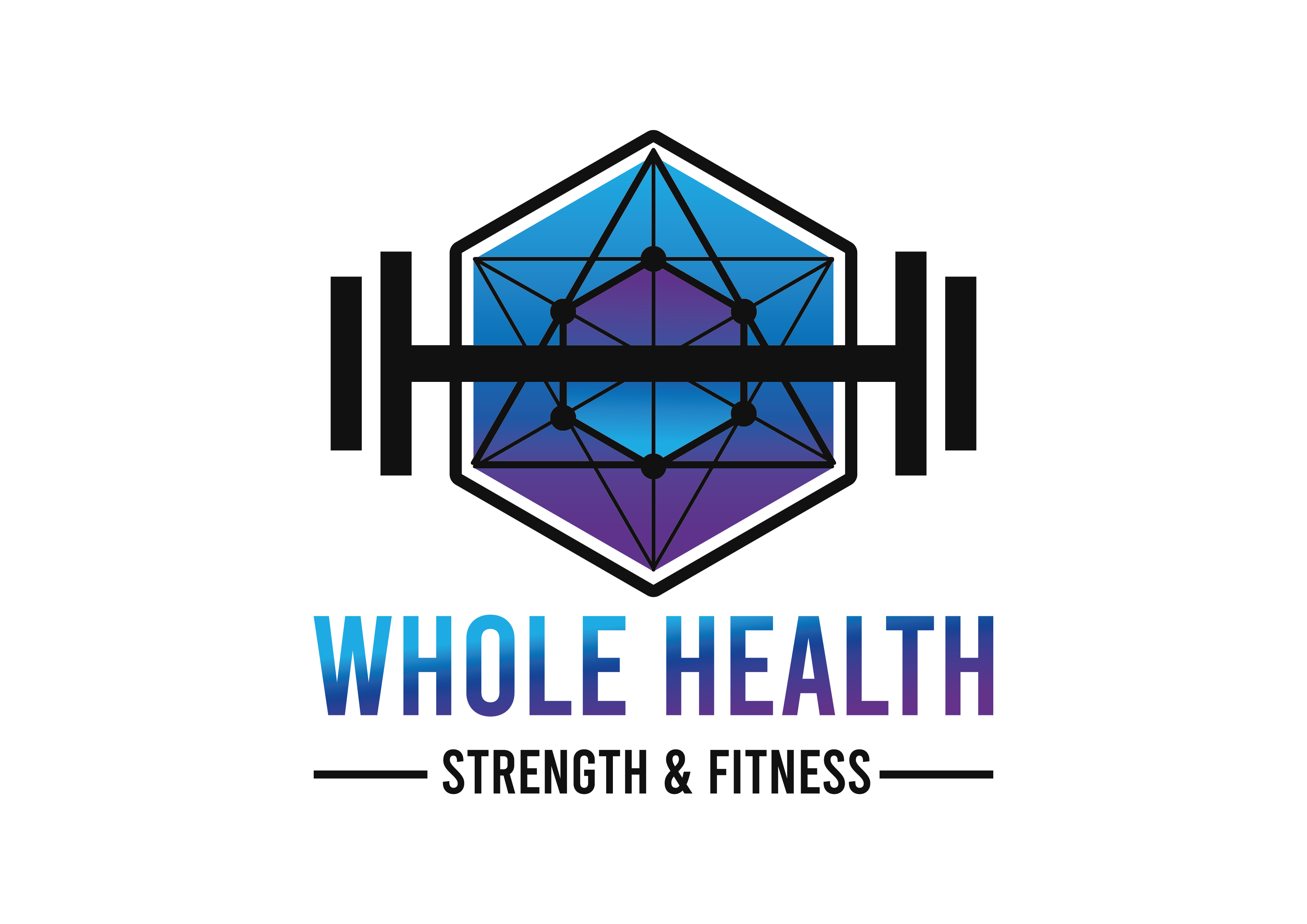 Logo Design by Anton. for Whole Health;Strength & Fitness | Design #23418333