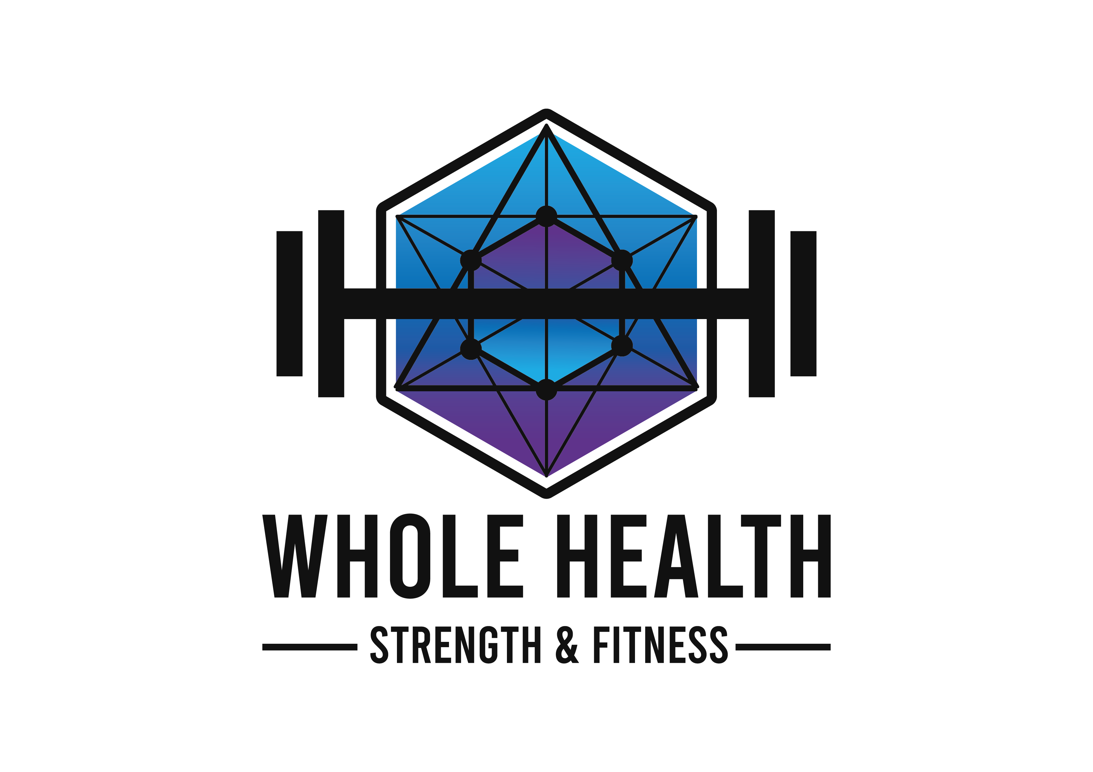 Logo Design by Anton. for Whole Health;Strength & Fitness | Design #23418393