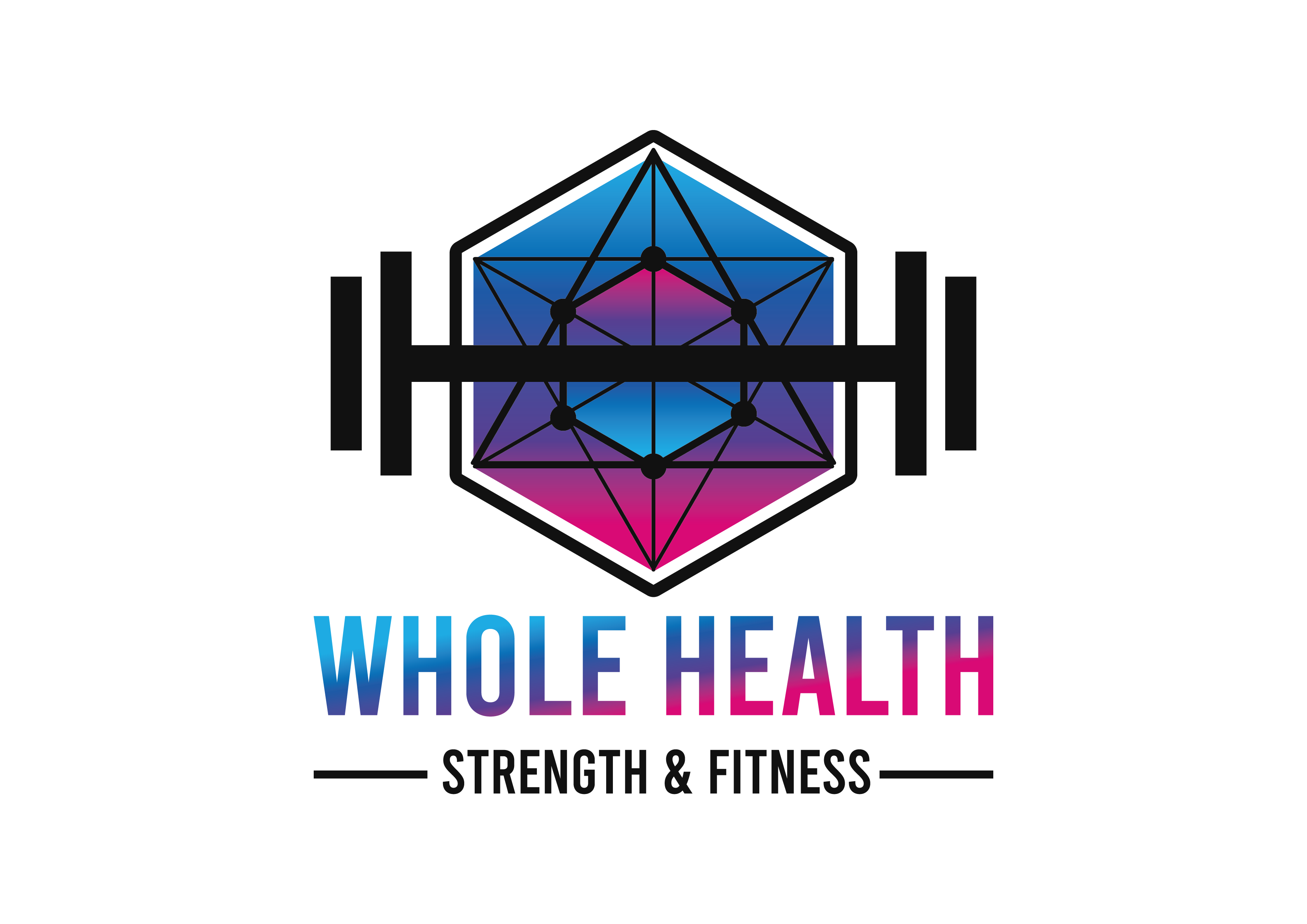 Logo Design by Anton. for Whole Health;Strength & Fitness | Design #23418398