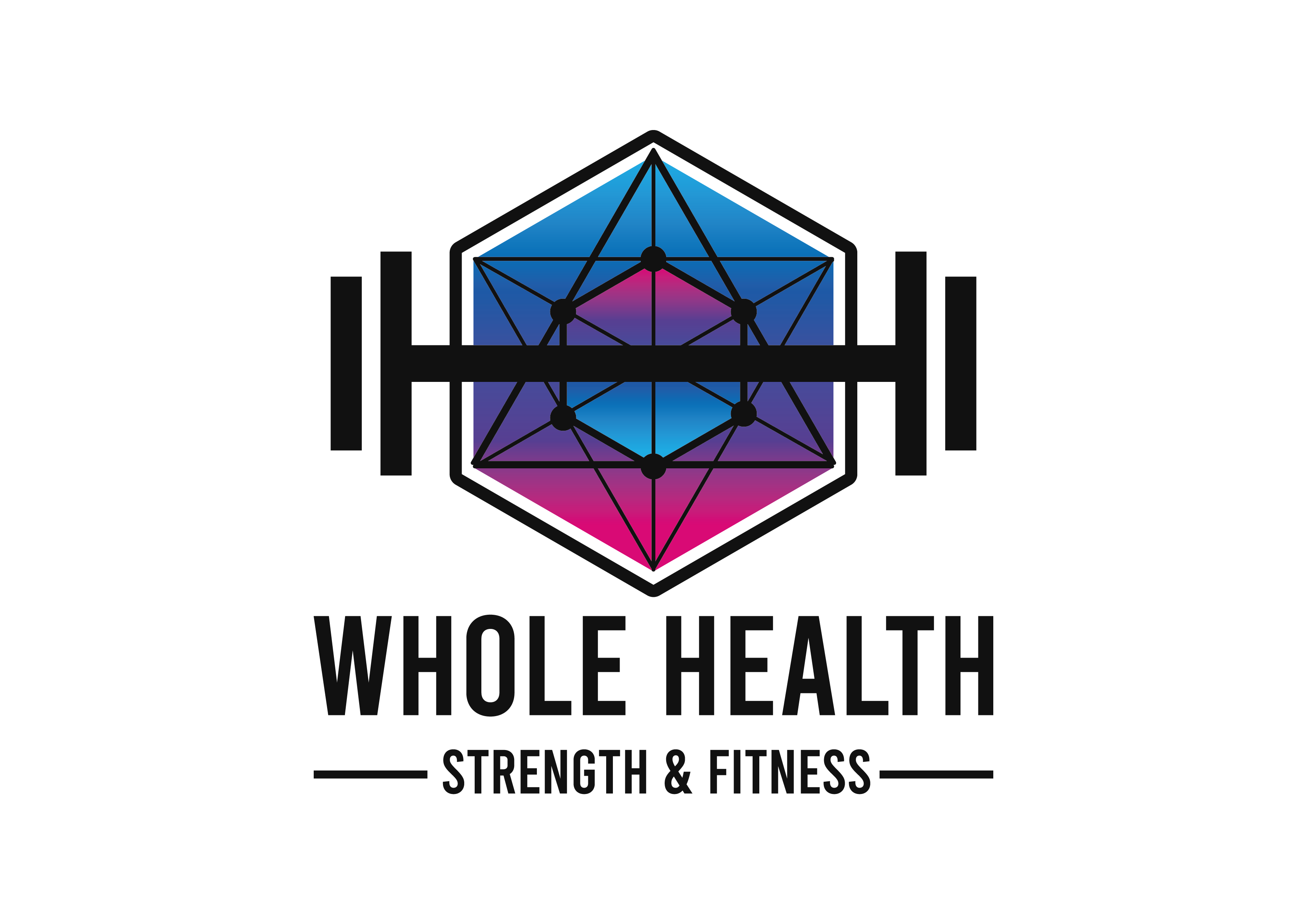 Logo Design by Anton. for Whole Health;Strength & Fitness | Design #23418400