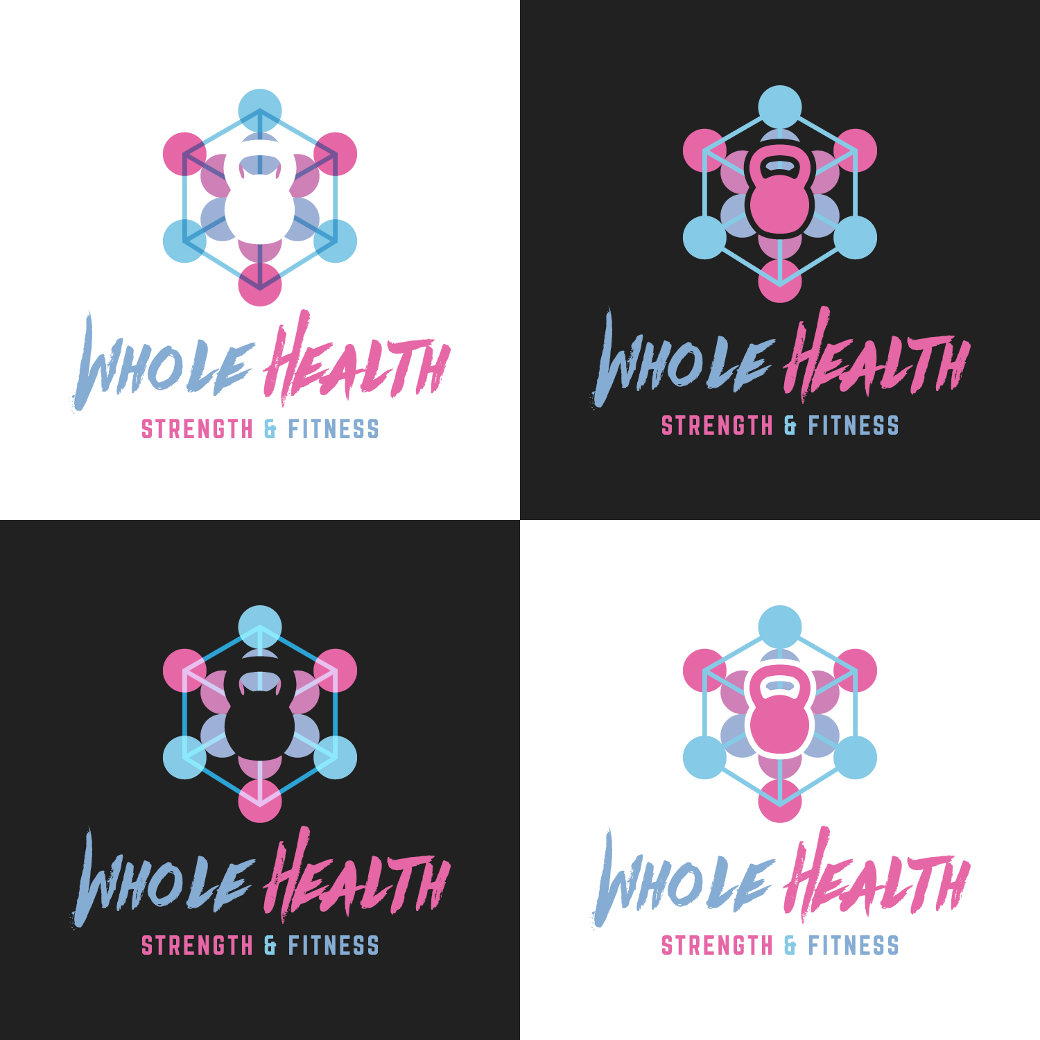 Logo Design by H-H Arts for Whole Health;Strength & Fitness | Design #23392852