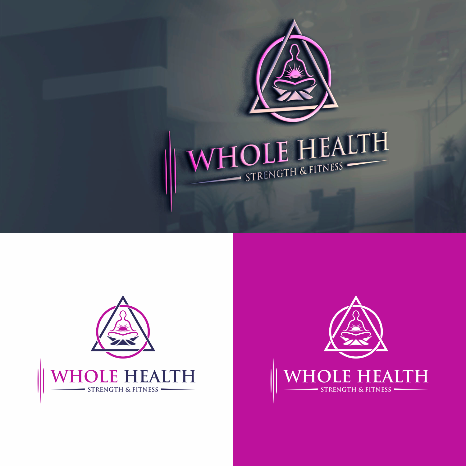 Logo-Design von mbah suratman für Whole Health;Strength & Fitness | Design #23393070