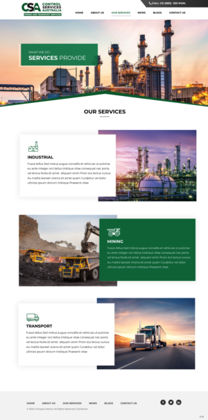Web Design by pb for this project | Design #23425180