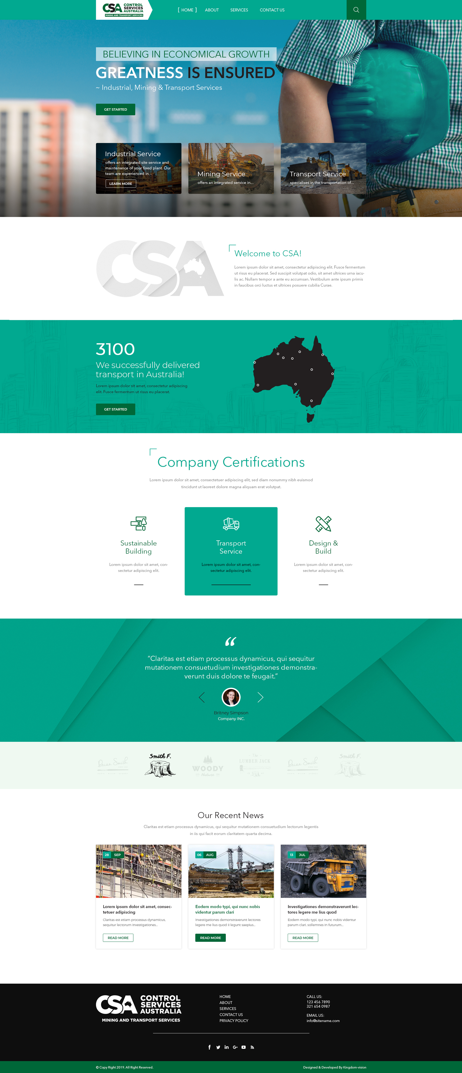 Web Design by Kingdom Vision for this project | Design #23407569