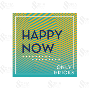 Only Bricks "Happy Now" New Single Cover | CD Cover Design by SofiaDesignStudio