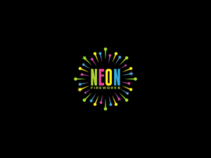 Neon Fireworks | Logo Design by AFD