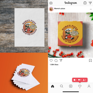 Logo-Design von Elizaveta M für Bruno's Pizzeria / Varsity Club | Design: #23383642