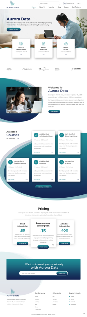 Web Design by pb for DHCN Inc. | Design: #23390120