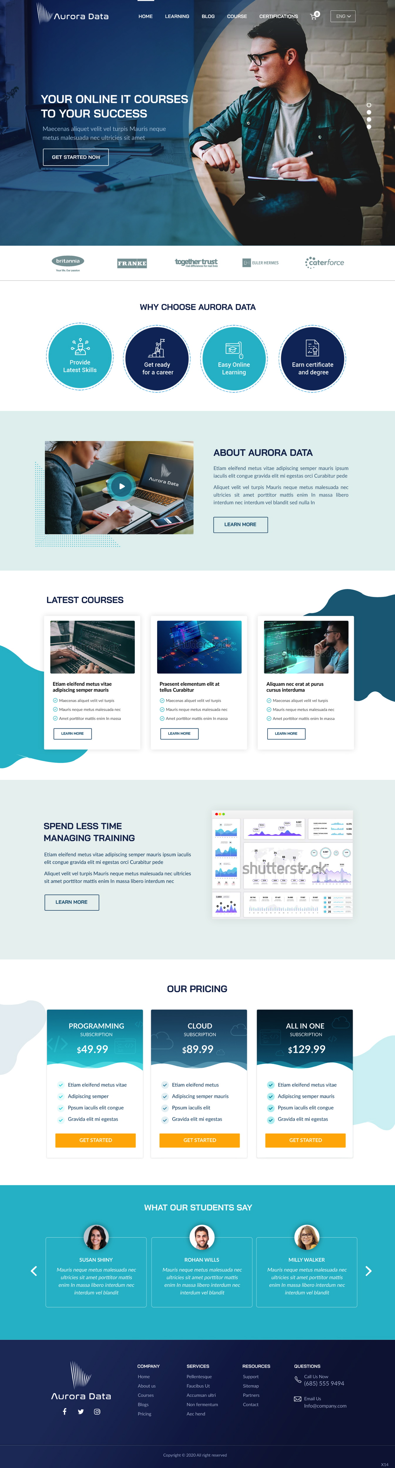 Web Design by pb for DHCN Inc. | Design #23390167