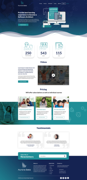Web Design by Black Stallions Impressive Solutions for DHCN Inc. | Design #23389629