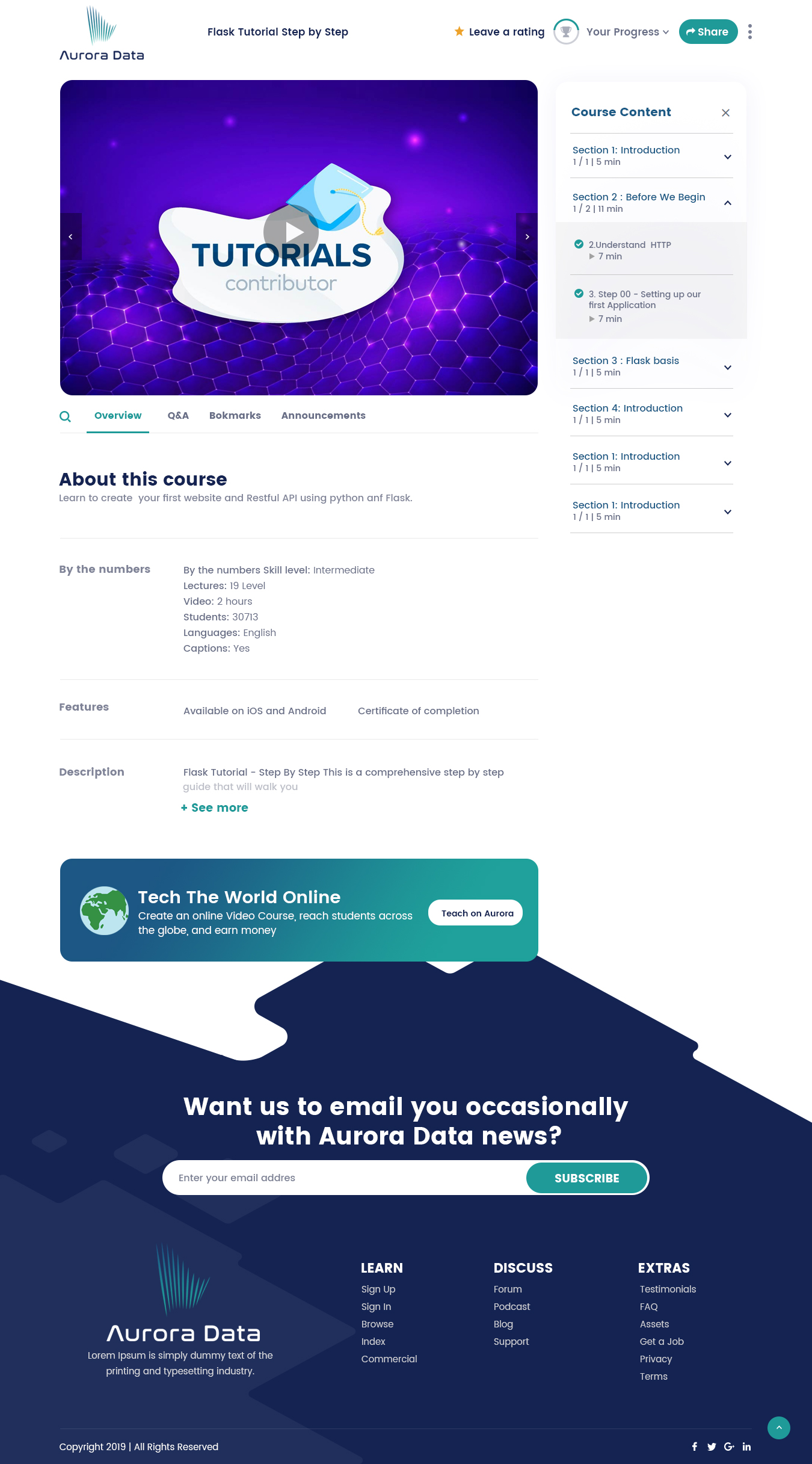 Web-Design von NZ Creatives für Aurora Data LLC | Design #23413877