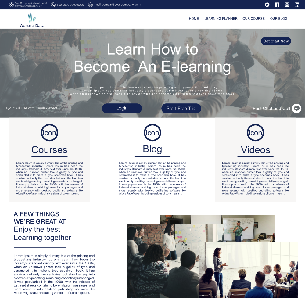Web Design by BambusArt for DHCN Inc. | Design #23416728