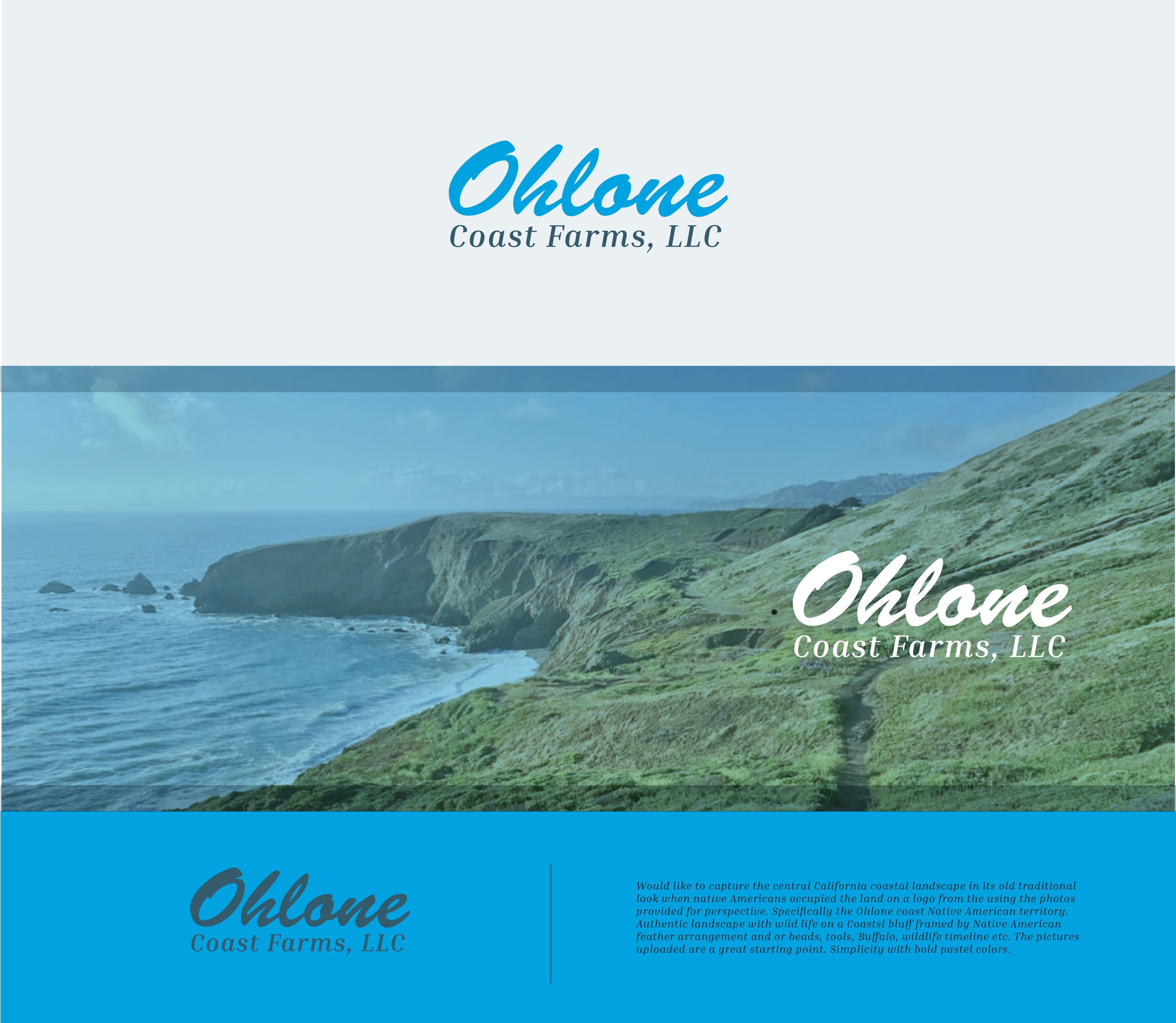 Design de Logo par HifjurRahmanAsad pour Ohlone Coast Farms, LLC | Design #23384602