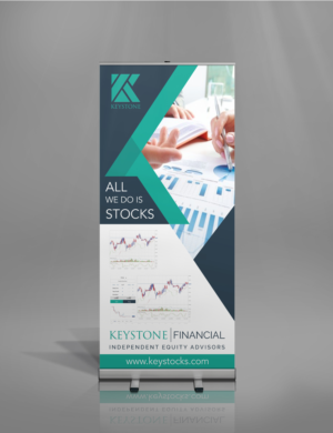 Financial Services business needs banner showcasing past stock picks  | Diseño de Stand de Feria por Maestroto