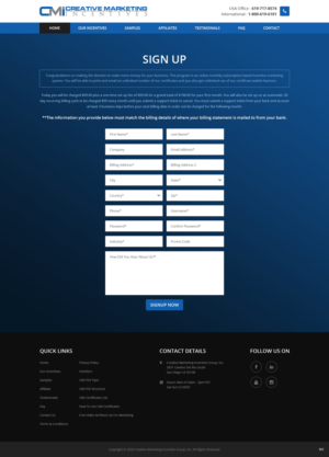 Web Design by pb for Shane | Design: #23401894