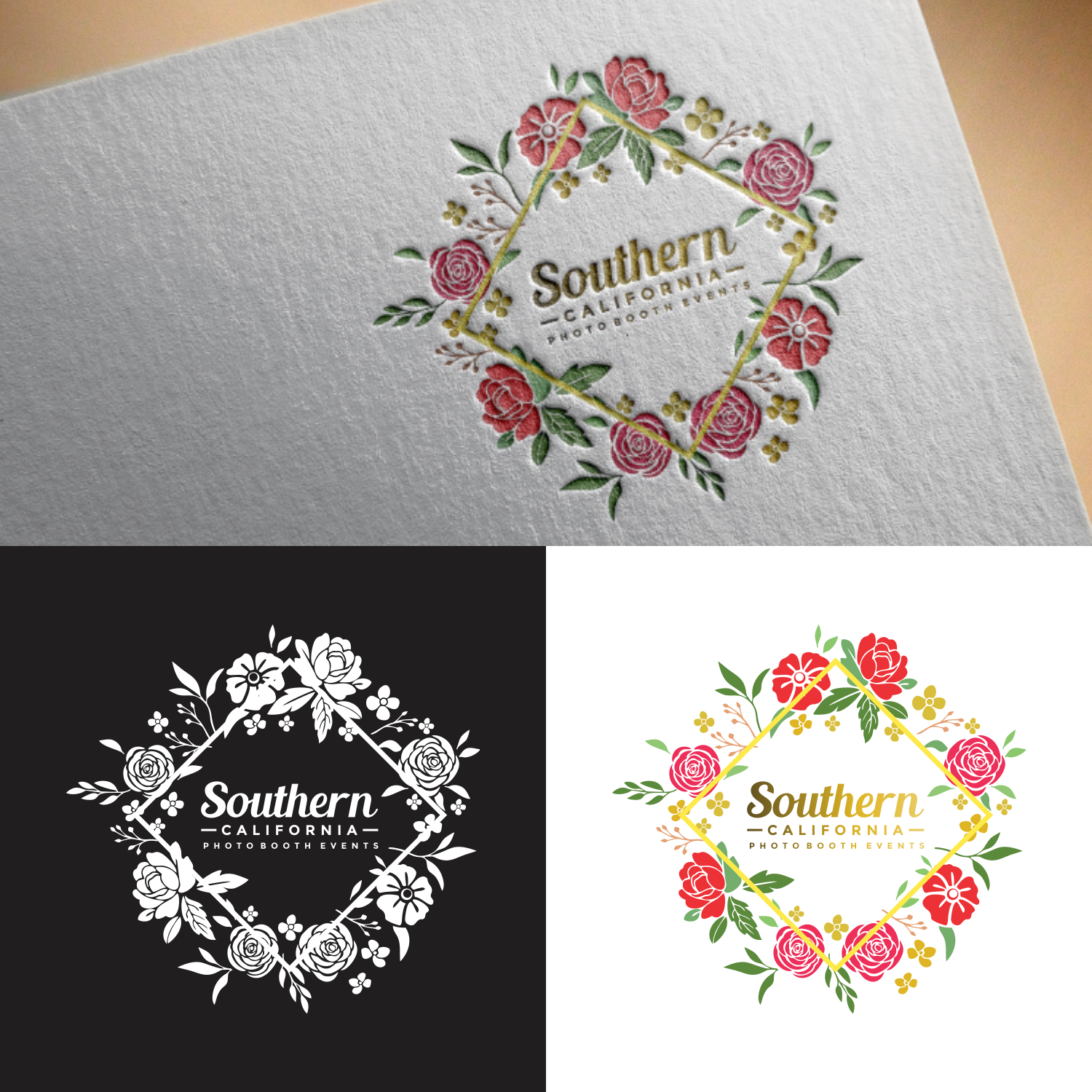 Logo Design by ZiangArt_Studio for Southern California Photo Booth Events | Design #23385769