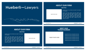 PowerPoint-Design von jocaslozada für Hueberli Lawyers AG | Design #23408869