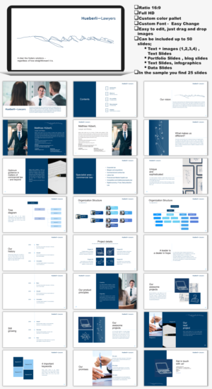 Design de PowerPoint par joseborgesbarboza 2 pour Hueberli Lawyers AG | Design : #23430999