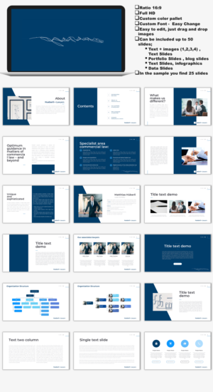 Design de PowerPoint par joseborgesbarboza 2 pour Hueberli Lawyers AG | Design : #23431541
