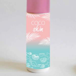 Feminine colorfull packaging for coconut skin care brand  | Packaging Design by 75-R-P-Z