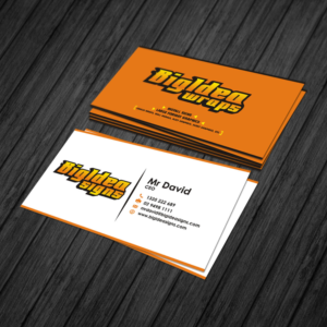 Business card for our large format printing and installation business | Business Card Design by Falih A
