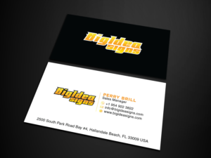 Business Card Design by Verified artistry (Design garden) for Bigidea Wraps Inc | Design: #23386368