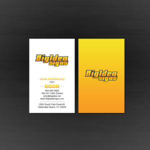 Business Card Design by Creations Box 2015 for Bigidea Wraps Inc | Design: #23396984
