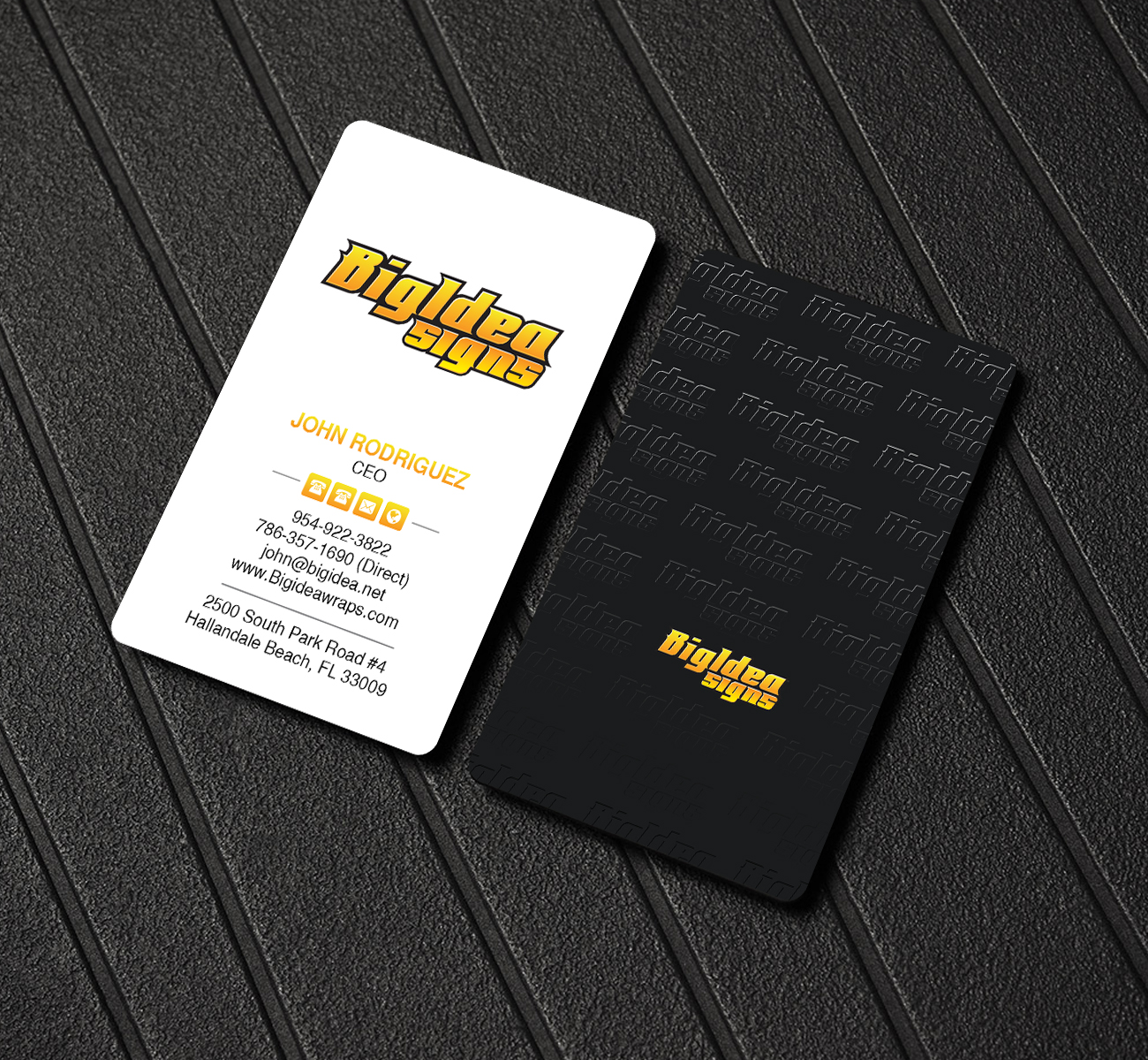 Business Card Design by Creations Box 2015 for Bigidea Wraps Inc | Design #23397012