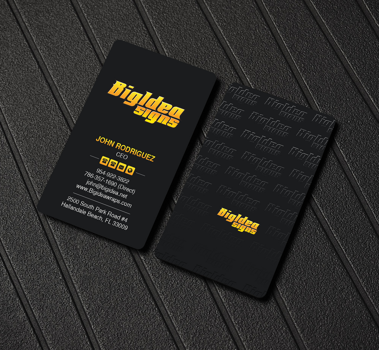 Business Card Design by Creations Box 2015 for Bigidea Wraps Inc | Design #23397013