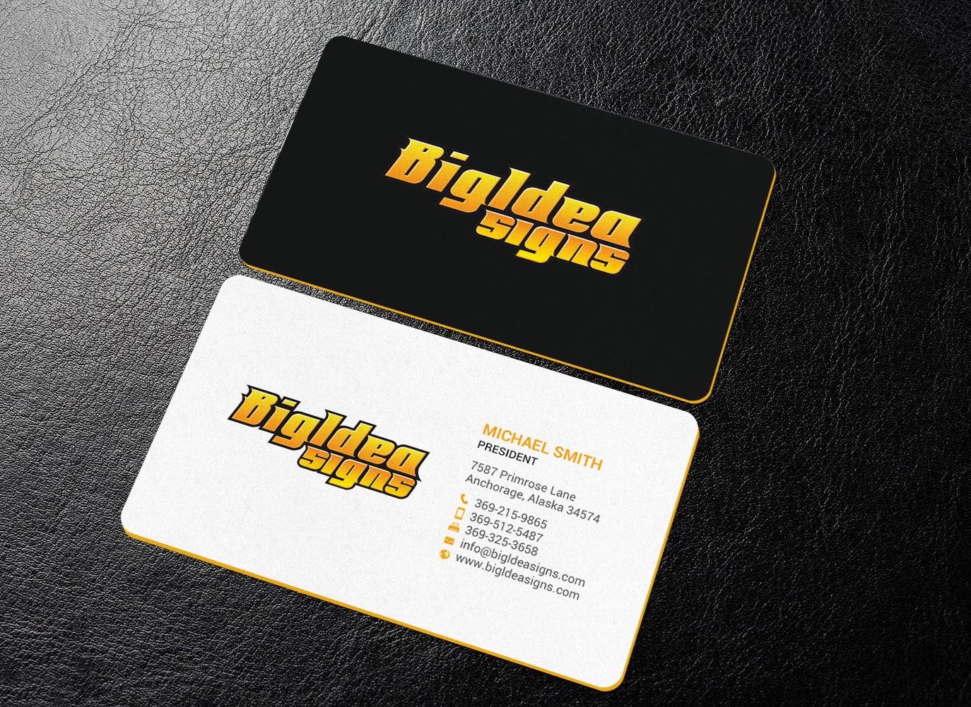 Business Card Design by chandrayaan.creative for Bigidea Wraps Inc | Design #23388920