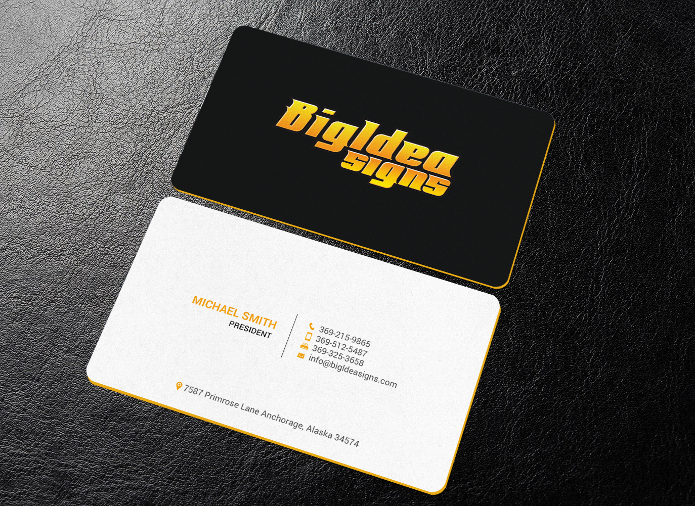Business Card Design by chandrayaan.creative for Bigidea Wraps Inc | Design #23388926
