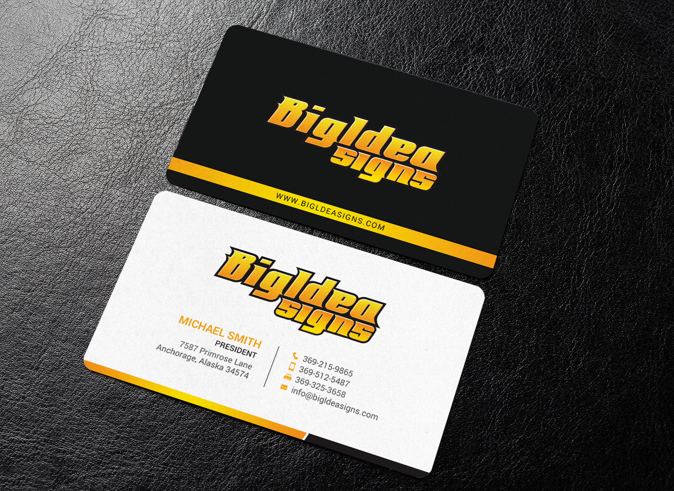 Business Card Design by chandrayaan.creative for Bigidea Wraps Inc | Design #23388927