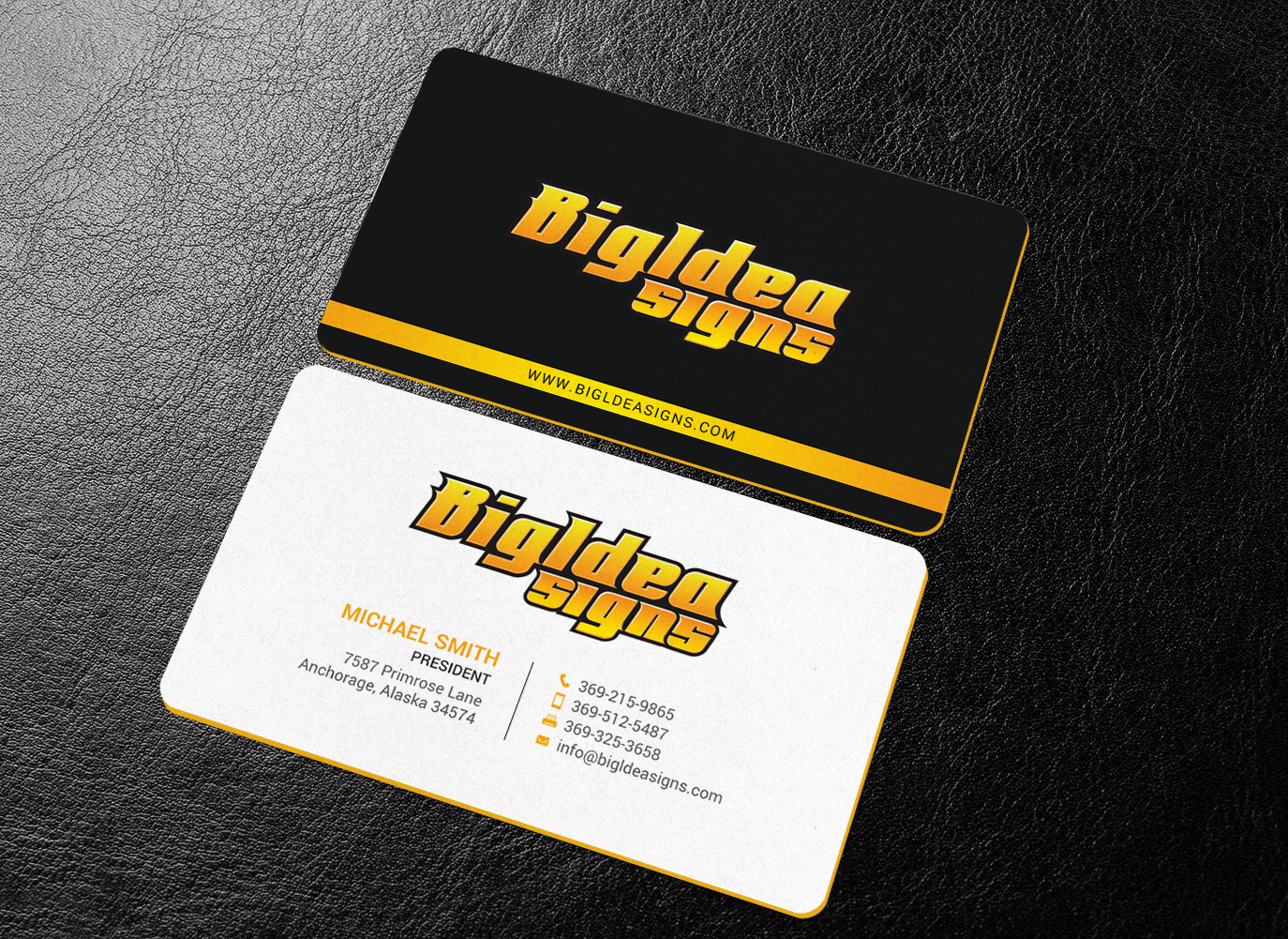 Business Card Design by chandrayaan.creative for Bigidea Wraps Inc | Design #23388928