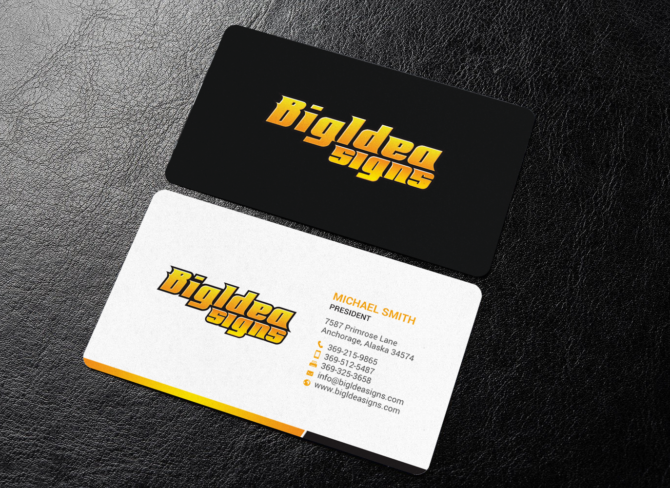 Business Card Design by chandrayaan.creative for Bigidea Wraps Inc | Design #23388929