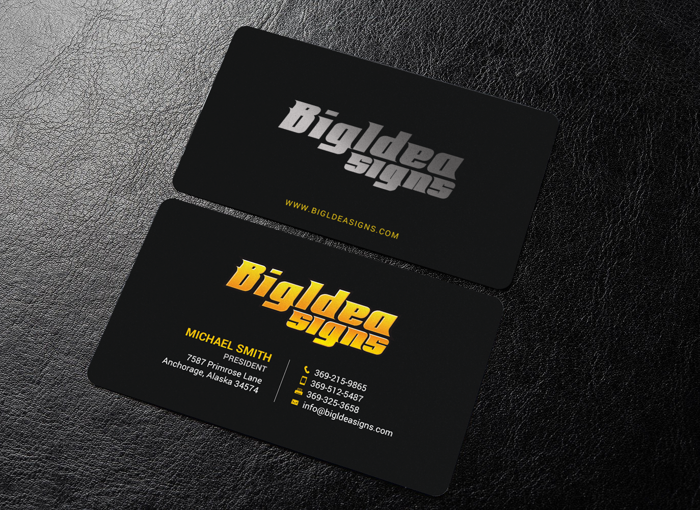 Business Card Design by chandrayaan.creative for Bigidea Wraps Inc | Design #23388937