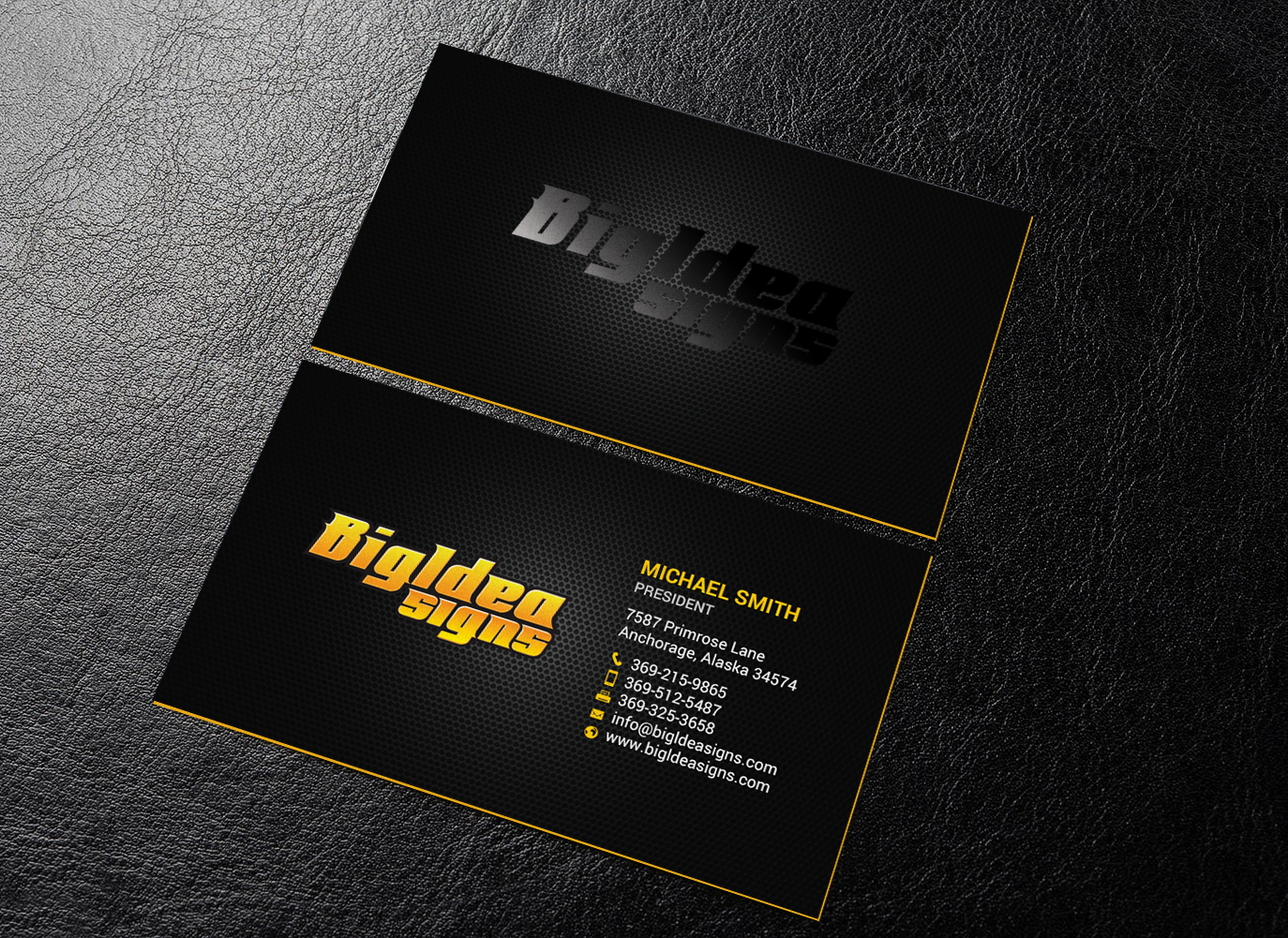Business Card Design by chandrayaan.creative for Bigidea Wraps Inc | Design #23389694