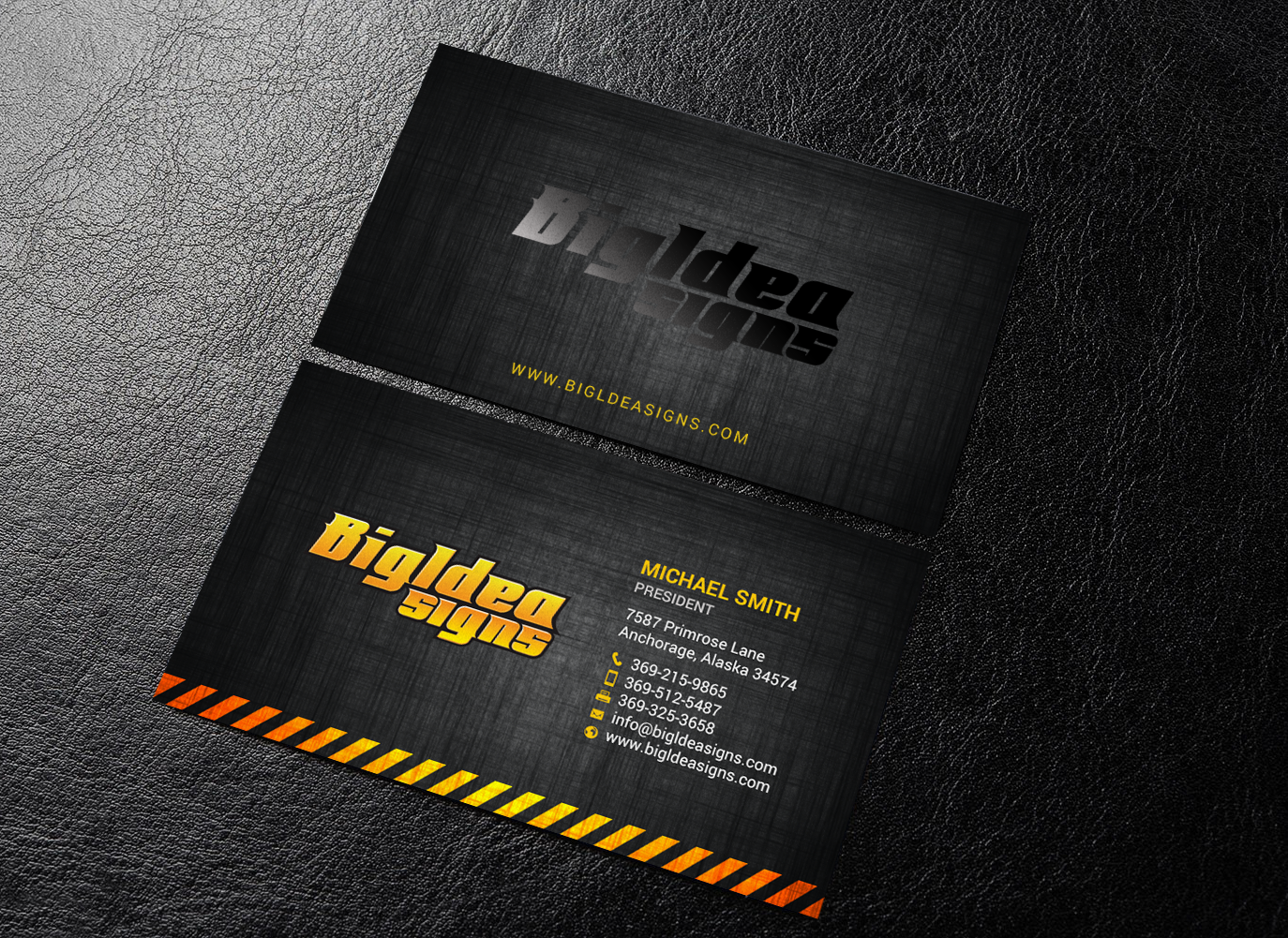Business Card Design by chandrayaan.creative for Bigidea Wraps Inc | Design #23389700