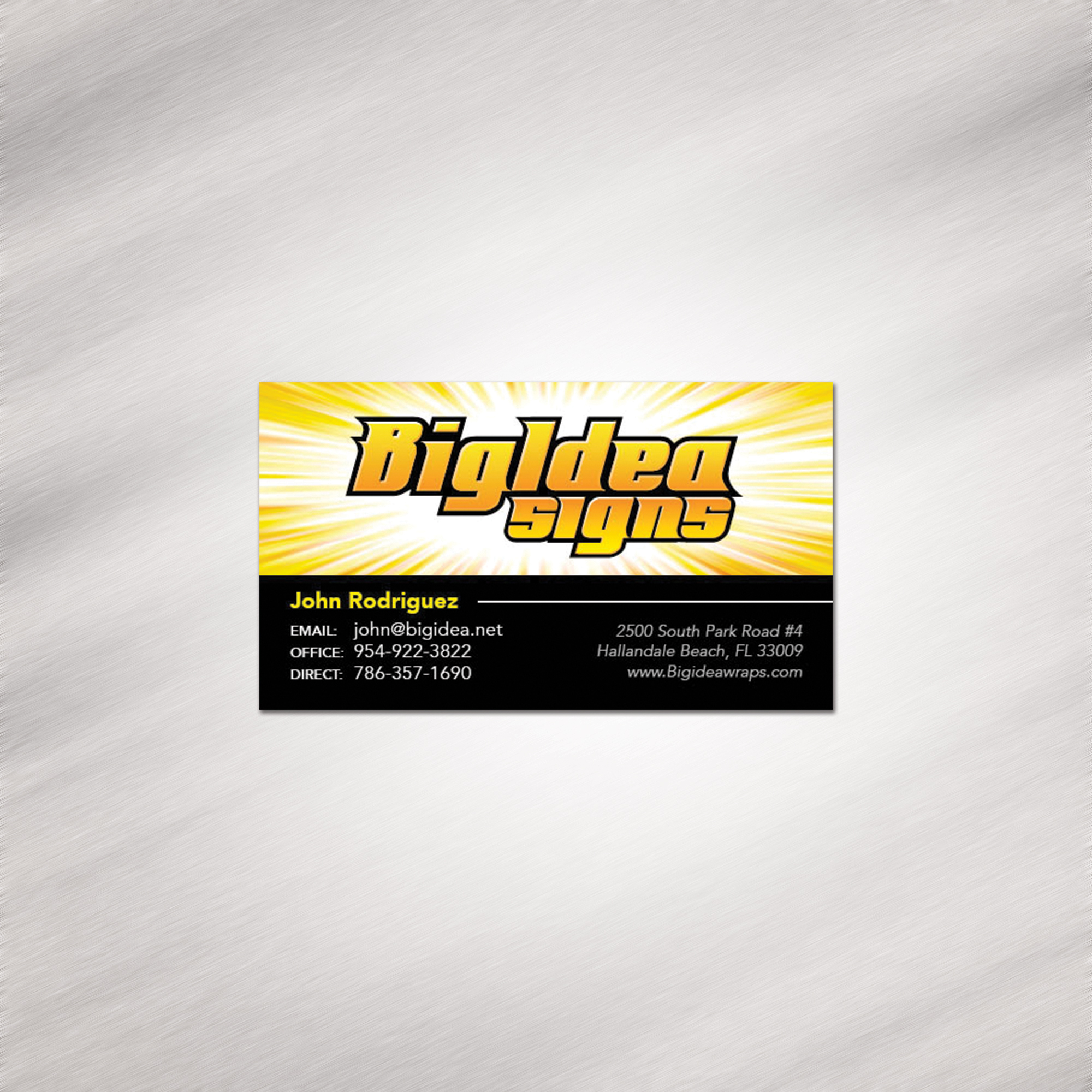 Business Card Design by NDSOdesign for Bigidea Wraps Inc | Design #23392755