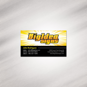Visitenkarten-Design von NDSOdesign für Bigidea Wraps Inc | Design: #23392755