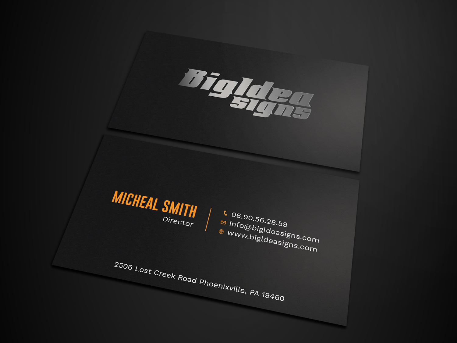 Business Card Design by Tripti Ranjan Gain for Bigidea Wraps Inc | Design #23388082