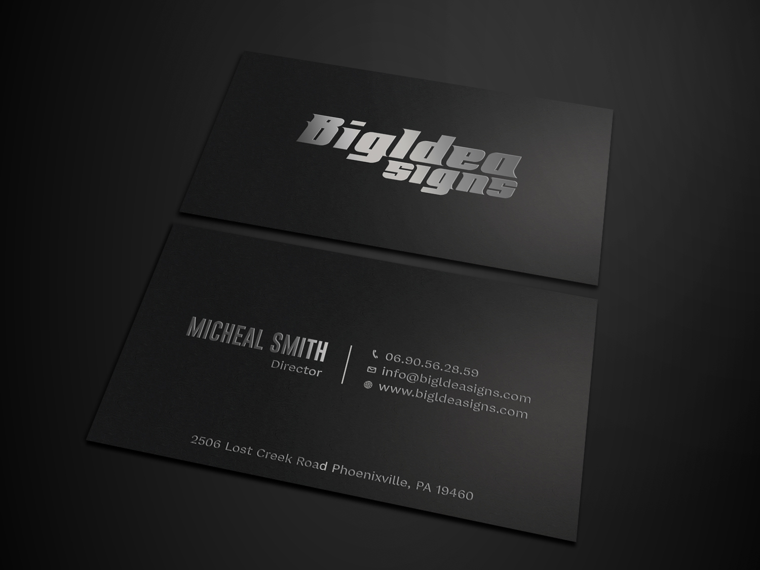 Business Card Design by Tripti Ranjan Gain for Bigidea Wraps Inc | Design #23388083