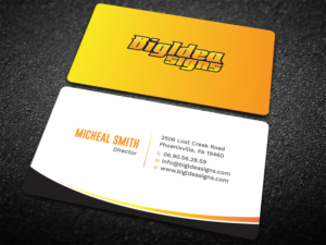 Business Card Design by Tripti Ranjan Gain for Bigidea Wraps Inc | Design: #23391493